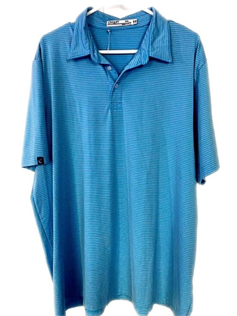 Criquet Men's Polo Shirt Golf Shirt Turquoise Blue Pink New size XXL